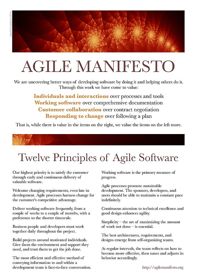 Agile Mindset - the Agile Manifesto