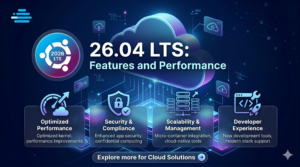 Ubuntu 26.04 LTS features and performance cloud server illustration