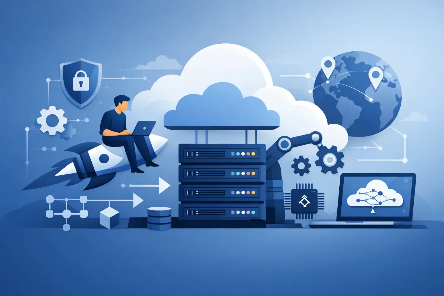 Startup Migration to Cloud Servers Made Practical